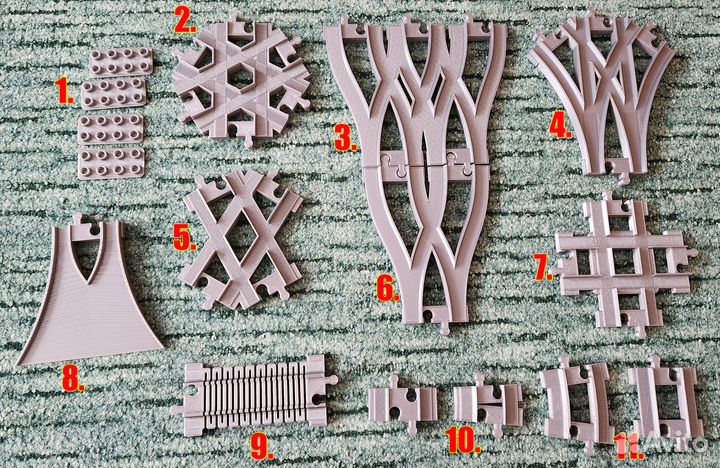 Уникальные рельсы Lego Duplo