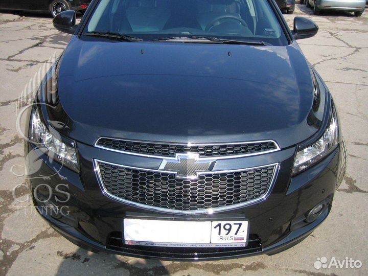 Накладки на передние фары реснички Chevrolet Cruze