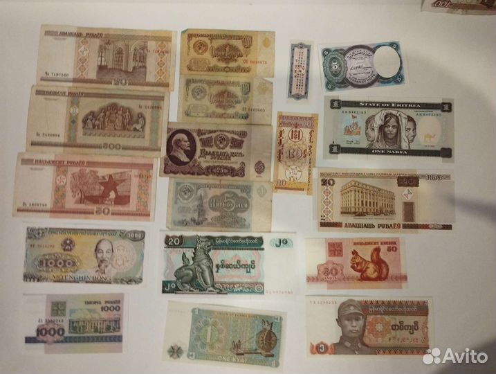 Банкноты стран мира