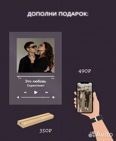 Фоторамка с песней / Подарок