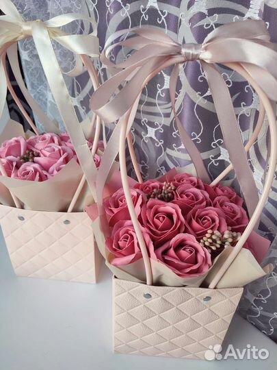 Букет мыльных роз