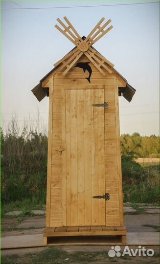 Уличный туалет с установкой