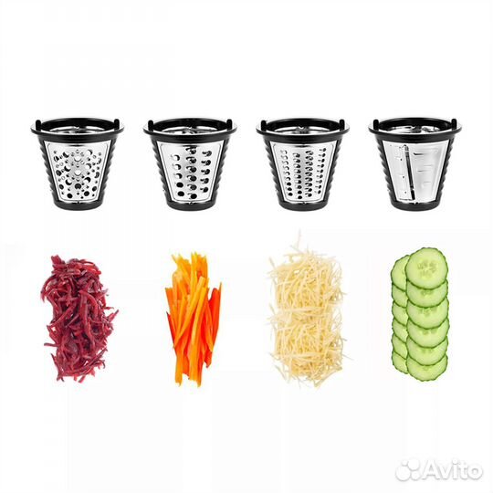 Тёрка электрическая Kitfort кт 1351, 200 Вт, черны