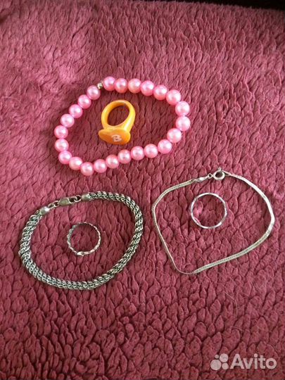 Наборы (браслет+кольцо)