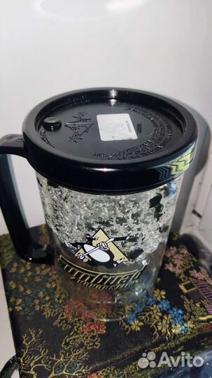 Кружка пивная Pittsburgh Penguins NHLс охлаждением