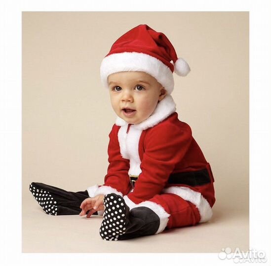 Аренда, продажа костюм санты 80 р-р mothercare