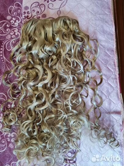 Волосы накладные на заколках