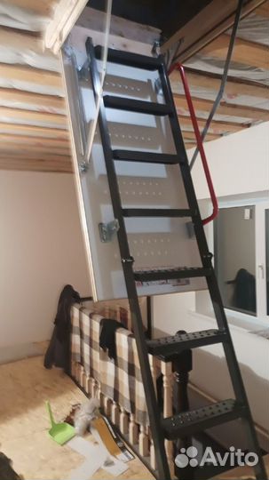 Лестница на чердак с завода