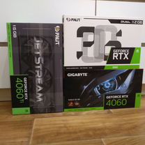 Видеокарта RTX3060 12GB, RTX4060