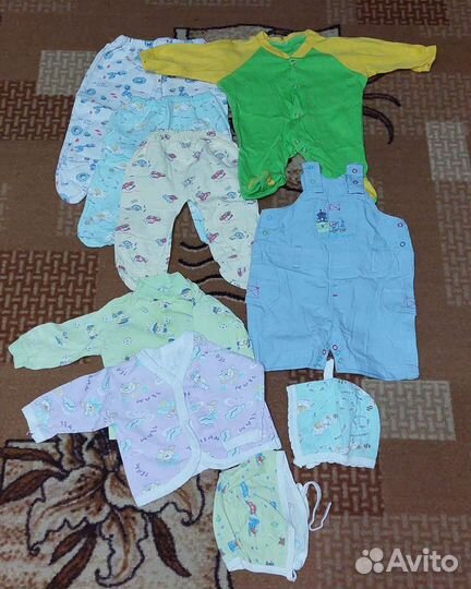 Детские вещи пакетом 0+
