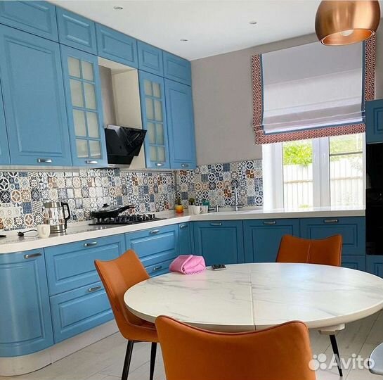 Римские шторы на кухню