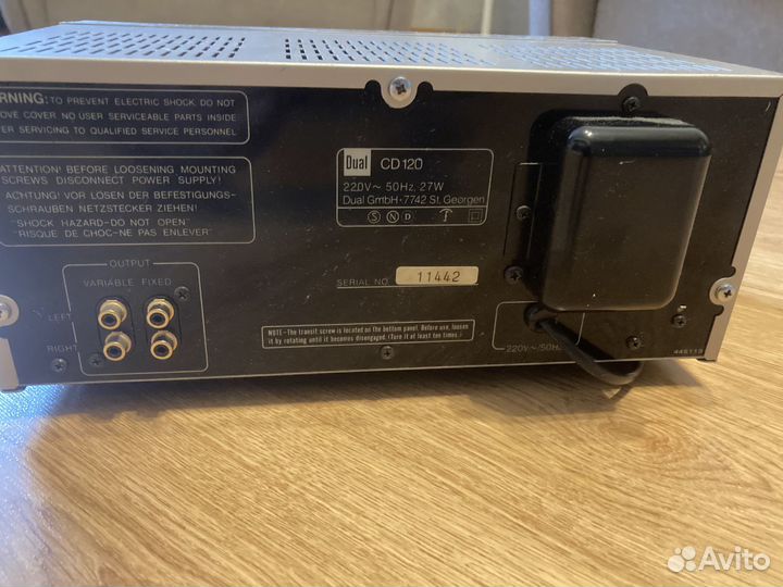 Проигрыватель dual CD 120