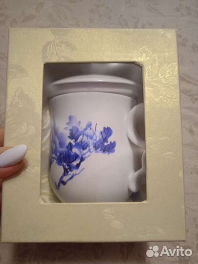 Кружка с ситом и крышкой