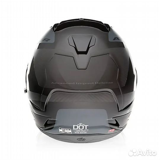 Мотошлем 6D ATS-1R (2023) Wyman Black Grey M/L