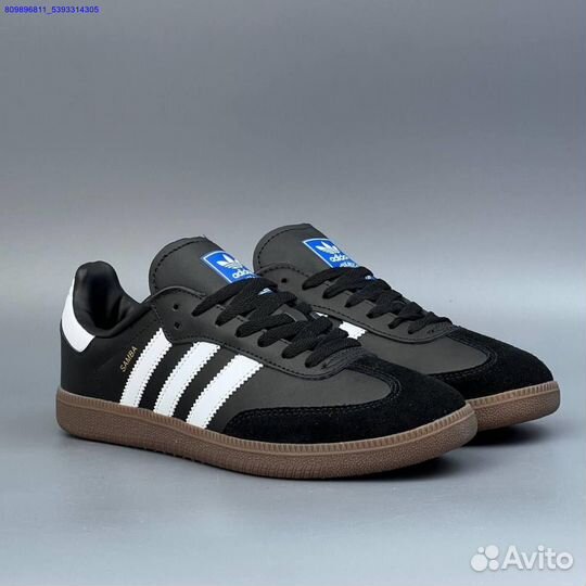 Кроссовки Adidas Samba Black (Арт.15628)