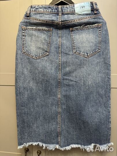 Джинсовая юбка zara