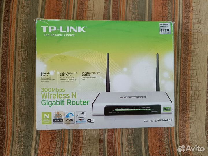 Wi-Fi роутер TP-link TL-WR1042nd