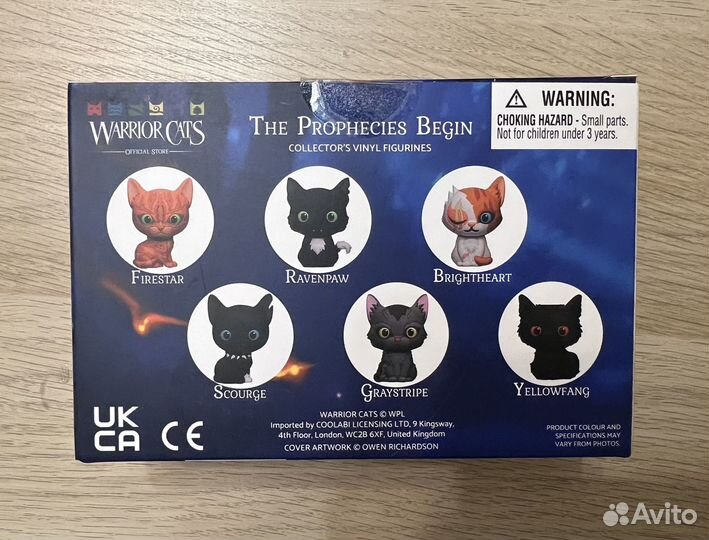 Фигурки котов воителей Warroir cats
