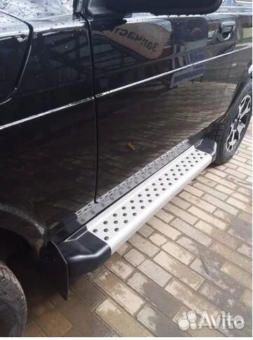 Пороги на ниву стиль BMW