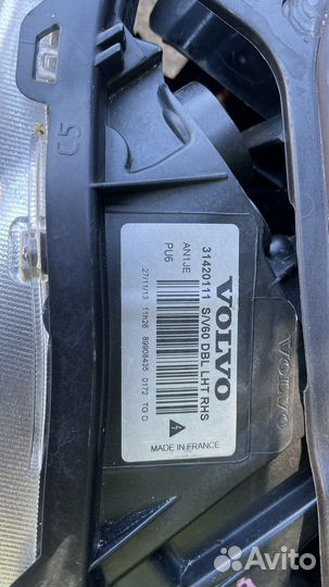 Фары на volvo s60