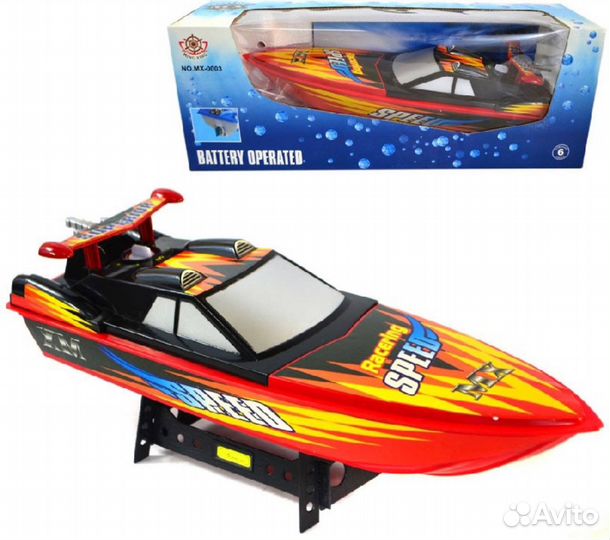 Игрушка катер на радиоуправлении