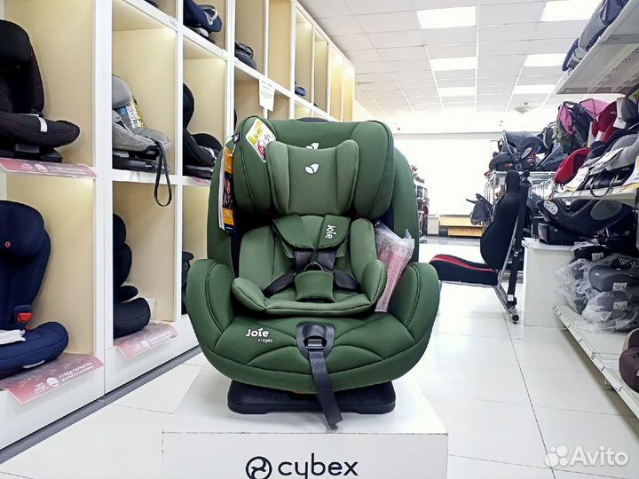 Автокресло 0-25кг Joie Stages Moss