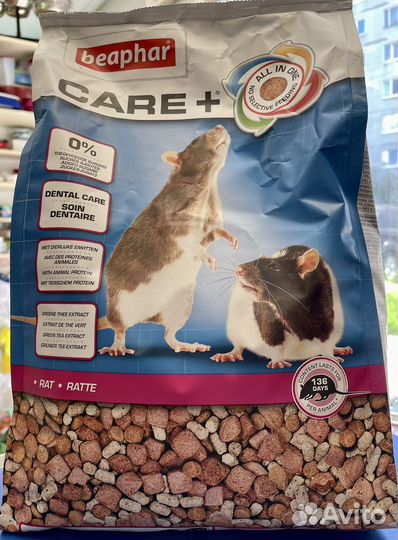 Beaphar care+. Беафар. Корм для грызунов