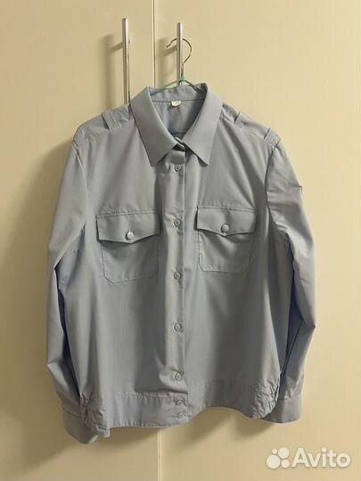 Рубашка женская синяя полиция мвд