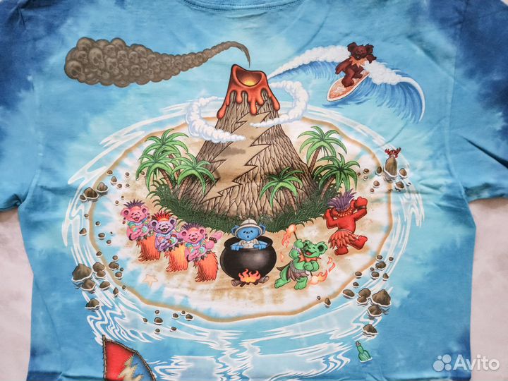 Liquid Blue x Grateful Dead Vintage футболка новая