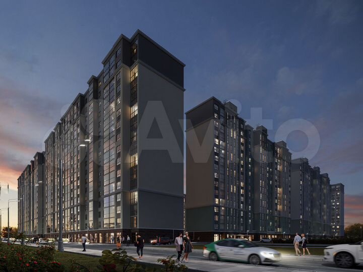 2-к. квартира, 58,1 м², 5/17 эт.