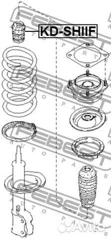Febest KD-shiif Отбойник амортизатора KIA shumasep