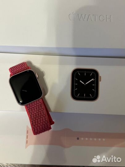 Часы apple watch 5 40 mm розовые