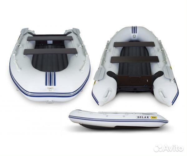 Лодка Solar-310 К (Оптима), Серый от завода