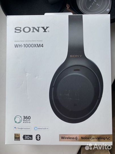 Беспроводные наушники sony wh 1000xm4 black