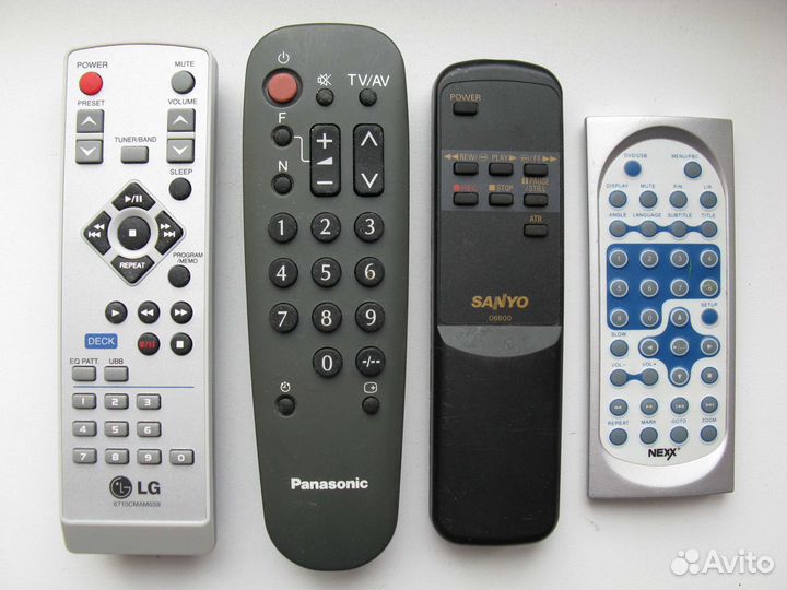 Пульты ду для теле и аудио аппаратуры