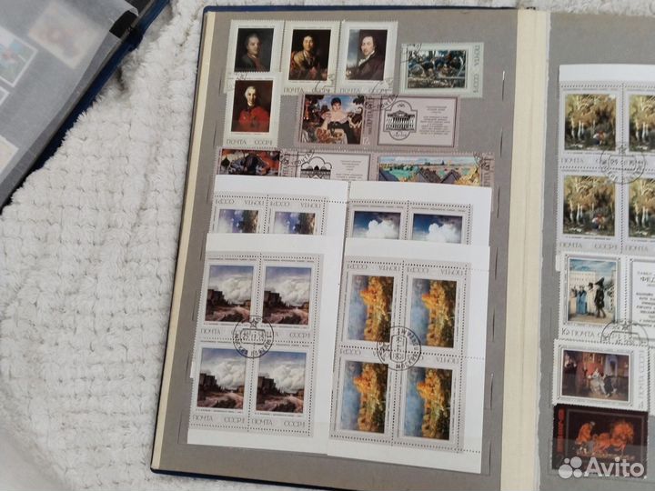 Почтовые марки живопись