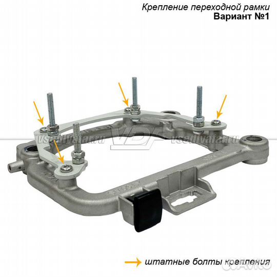 Переходные рамки для замены линз в фарах Kia Rio 2