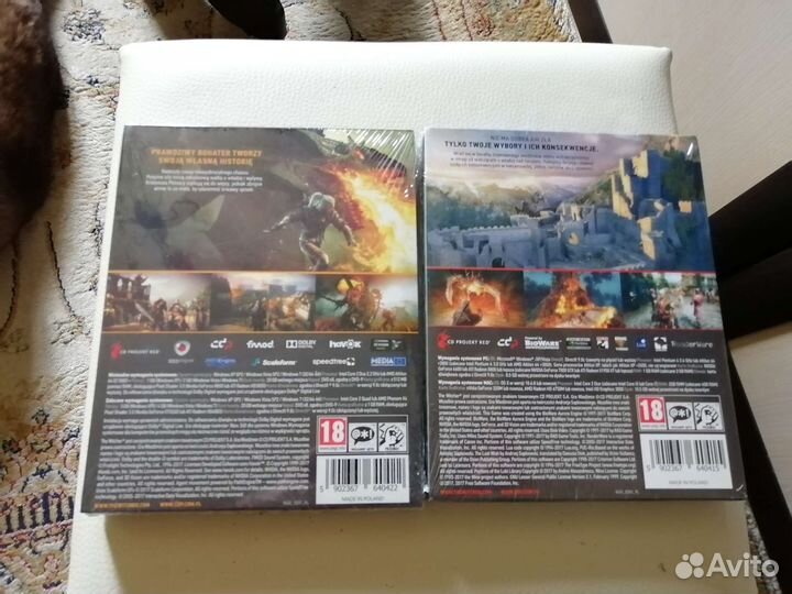 Steelbook The Witcher (Ведьмак) 1 и 2 части PC G2