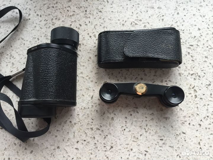 Бинокли Времен СССР Германия Row Чехол Отлично