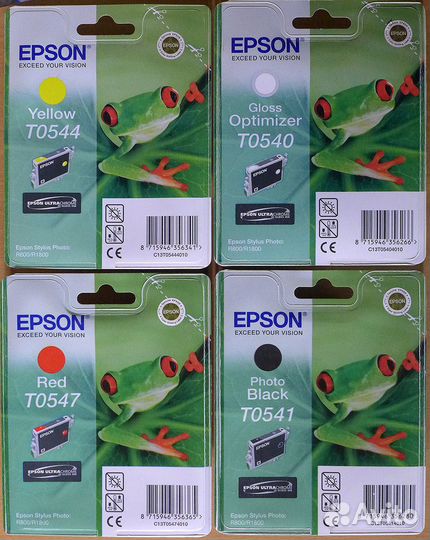 Оригинальные картриджи для Epson R800, R1800