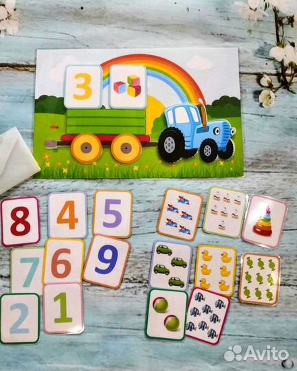 Развивающие пособия на липучках