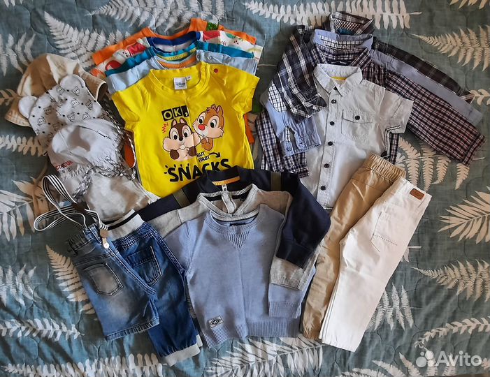 Летняя одежда для мальчика 74-80