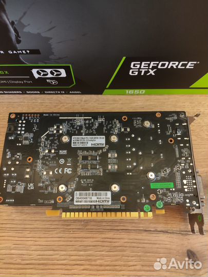 Видеокарта KFA2 GeForce GTX 1650 X 4Gb
