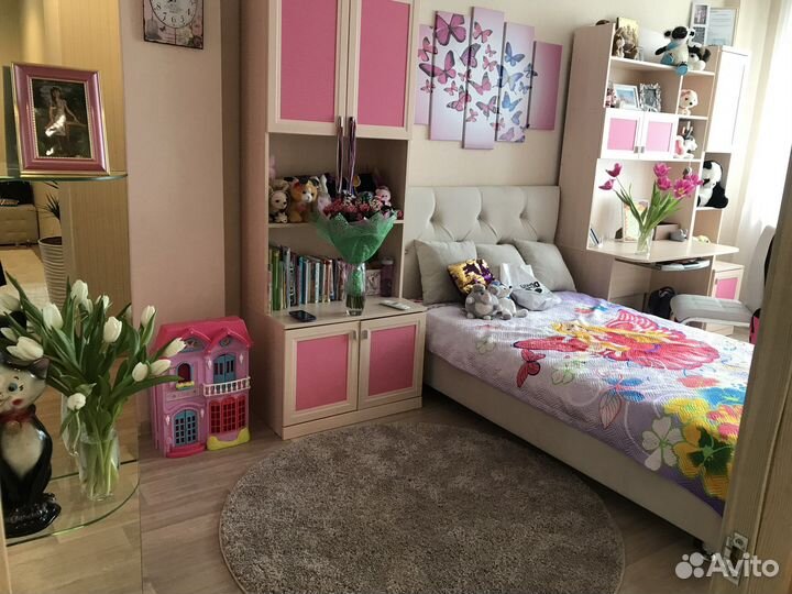 Детская стенка со столом lazurit