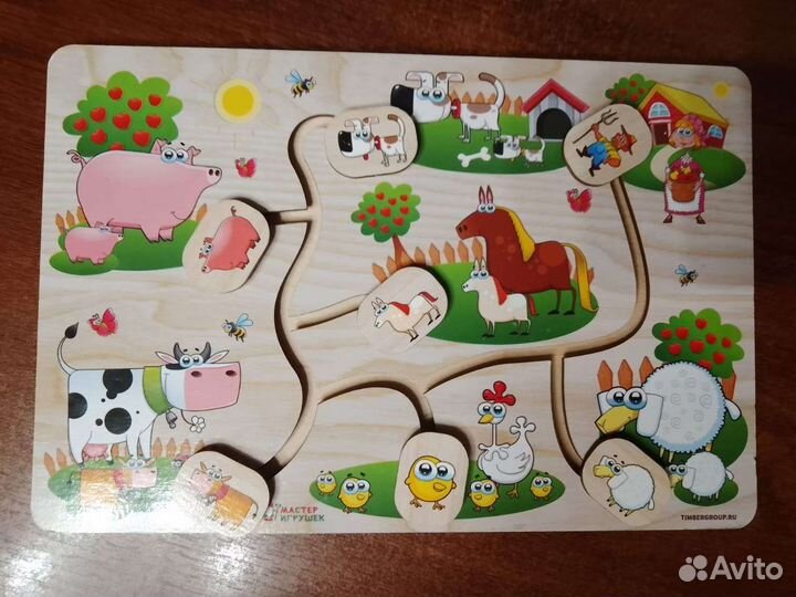 Пазл деревянный 