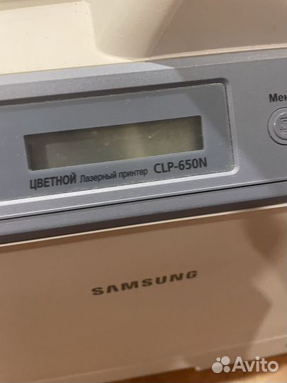 Цветной лазерный принтер samsung clp-650