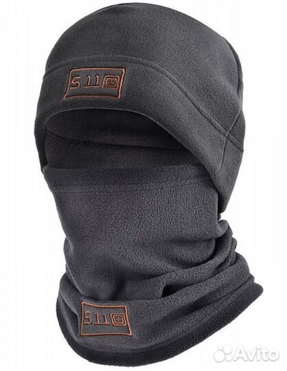 Флисова шапка +шарф(снуд) тактичекий