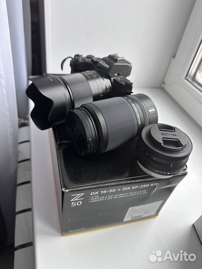 Фотоаппарат Nikon z50 (Три объектива в комплекте)