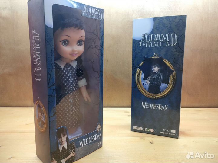 Кукла Уэнсдей / Венсдей 35см Новые