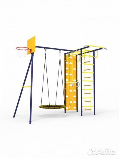 Дск детский комплекс + качели-гнездо (80 см)